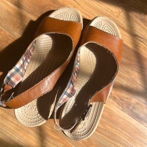 Crocs wedge sandals